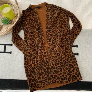 Leopard Print 🐆 Lenox Long Cardigan Sweater